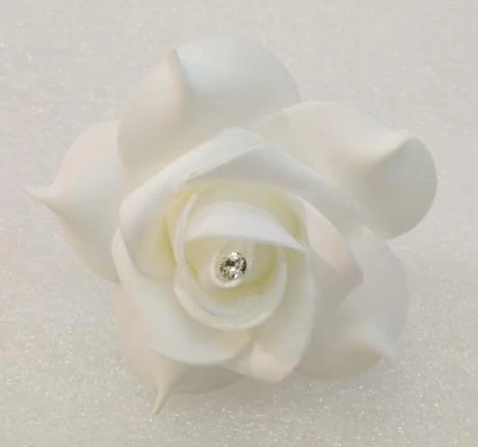 Foam Rose 7cm with Diamond Pack of 100